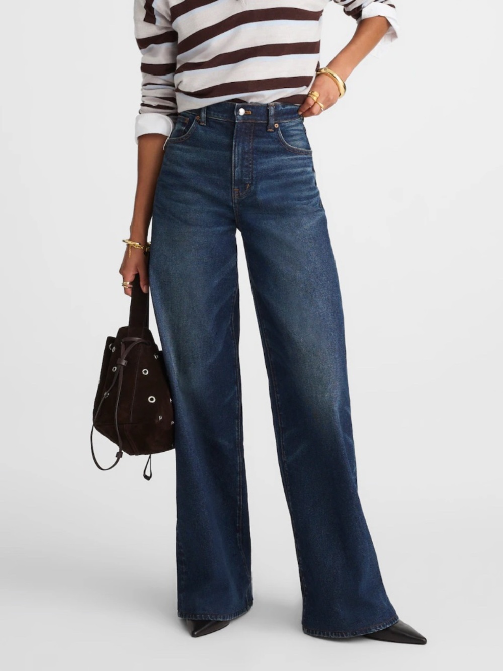Madewell Petite Superwide-leg Jeans